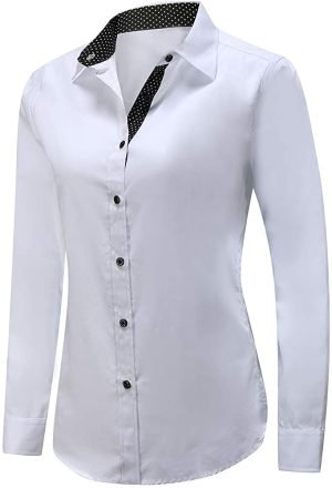 Women's Oxford Casual White Shirt