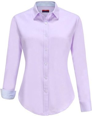Women's Oxford Casual White Shirt