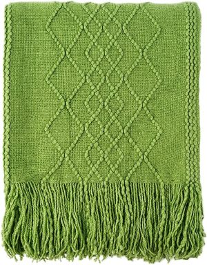 BT light green throws