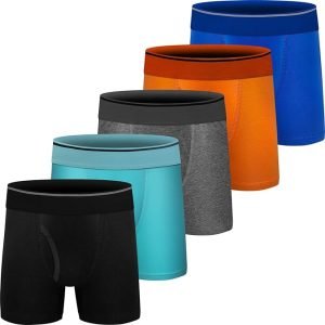 Boys Boxer Briefs Assorted Colours (5 Pack)