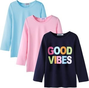 Girls' Shirts Long Sleeve