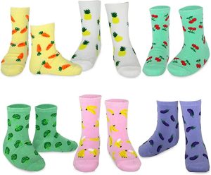 Girls Novelty Fruit Patterned Socks