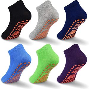 Boys Non-Slip Grip Socks