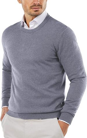 Men's Cashmere Navy Blue Sweater