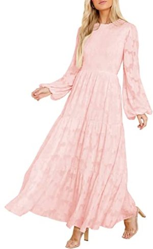 Women's Maxi Flowy Lime Green Dress