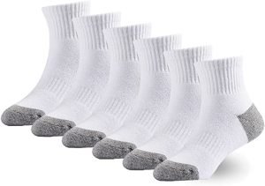 Boys White and Gray Socks