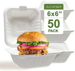 Single Compartment Disposable Containers