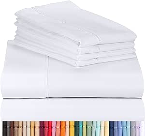 White Bed Sheet Set