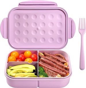 Triple Compartment Lunch Box