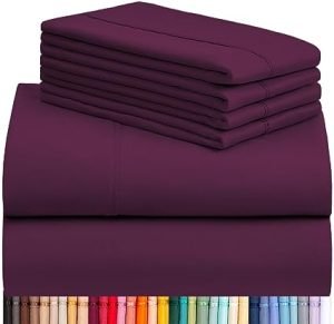 Plum Purple Bed Sheet Set