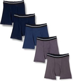 Men's Underwear Dark Blues and Grays Boxer Brief