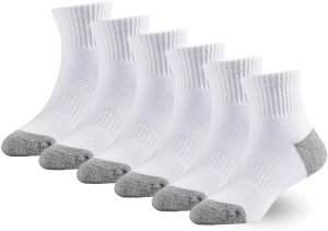 Girls All Black, Gray Front Athletic Socks