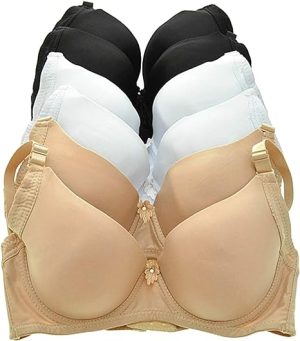 Women's Wired Padded T-Shirt Bras Basic Colours