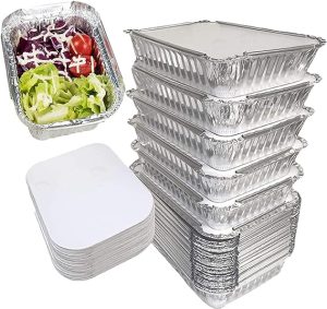 TO Disposable Aluminum Trays 10 X7 inches
