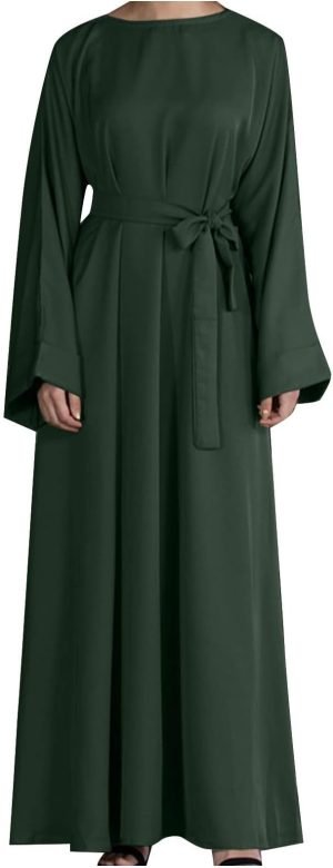 Women Long Sleeve Maxi Dress or Abaya