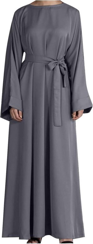 Women Long Sleeve Maxi Dress or Abaya