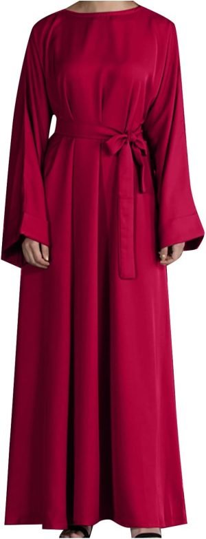 Women Long Sleeve Maxi Dress or Abaya 
