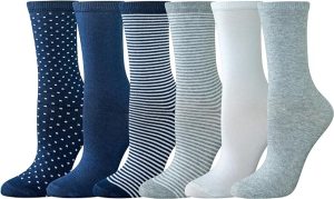 Women's Casual Crew Socks (Pack of 6)