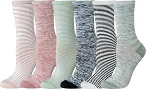 Women's Casual Crew Socks (Pack of 6)
