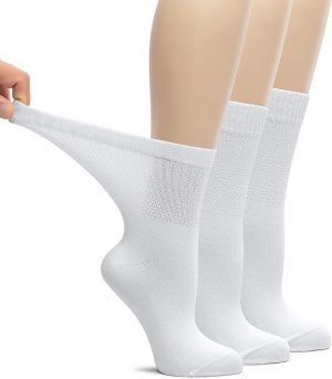 Women's Casual or Dressy Diabetic Socks (Pack of 5)