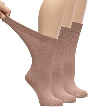 Women's Casual or Dressy Diabetic Socks (Pack of 3)