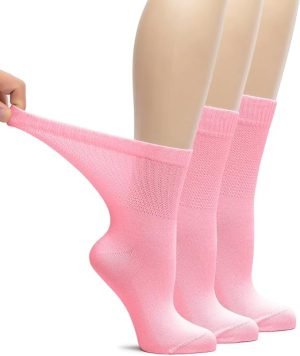 Women's Casual or Dressy Diabetic Socks (Pack of 3)