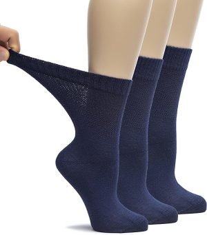 Women's Casual or Dressy Diabetic Socks (Pack of 3)
