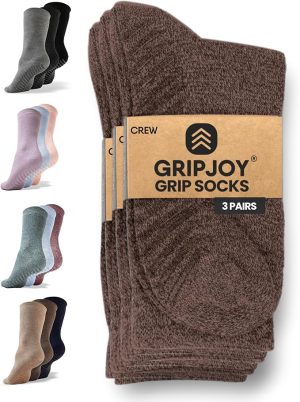 Chevron Patterned Grip Socks for Women